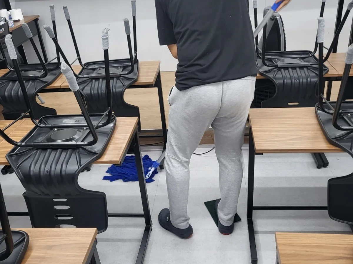 북구 구포동 학교 교장실·교무실 위생청소 사례 - 행진크린